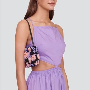 STAUD VERSATILE BEADED BAG CLUTCH